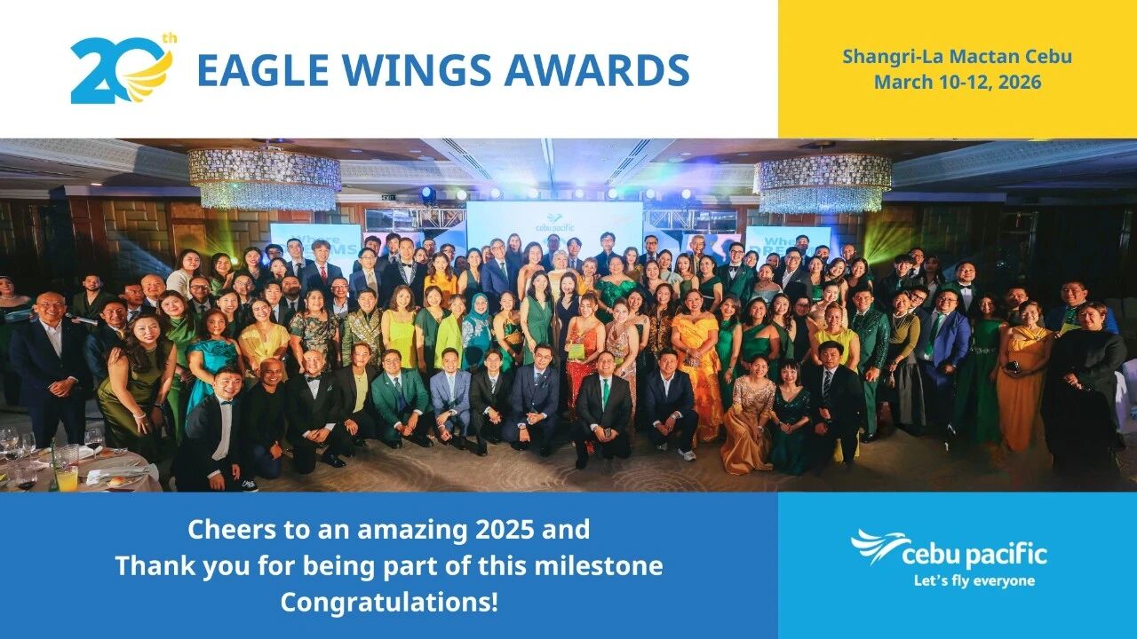 乐游五洲 | 荣获宿务太平洋航空2025年度“最佳销售奖”!