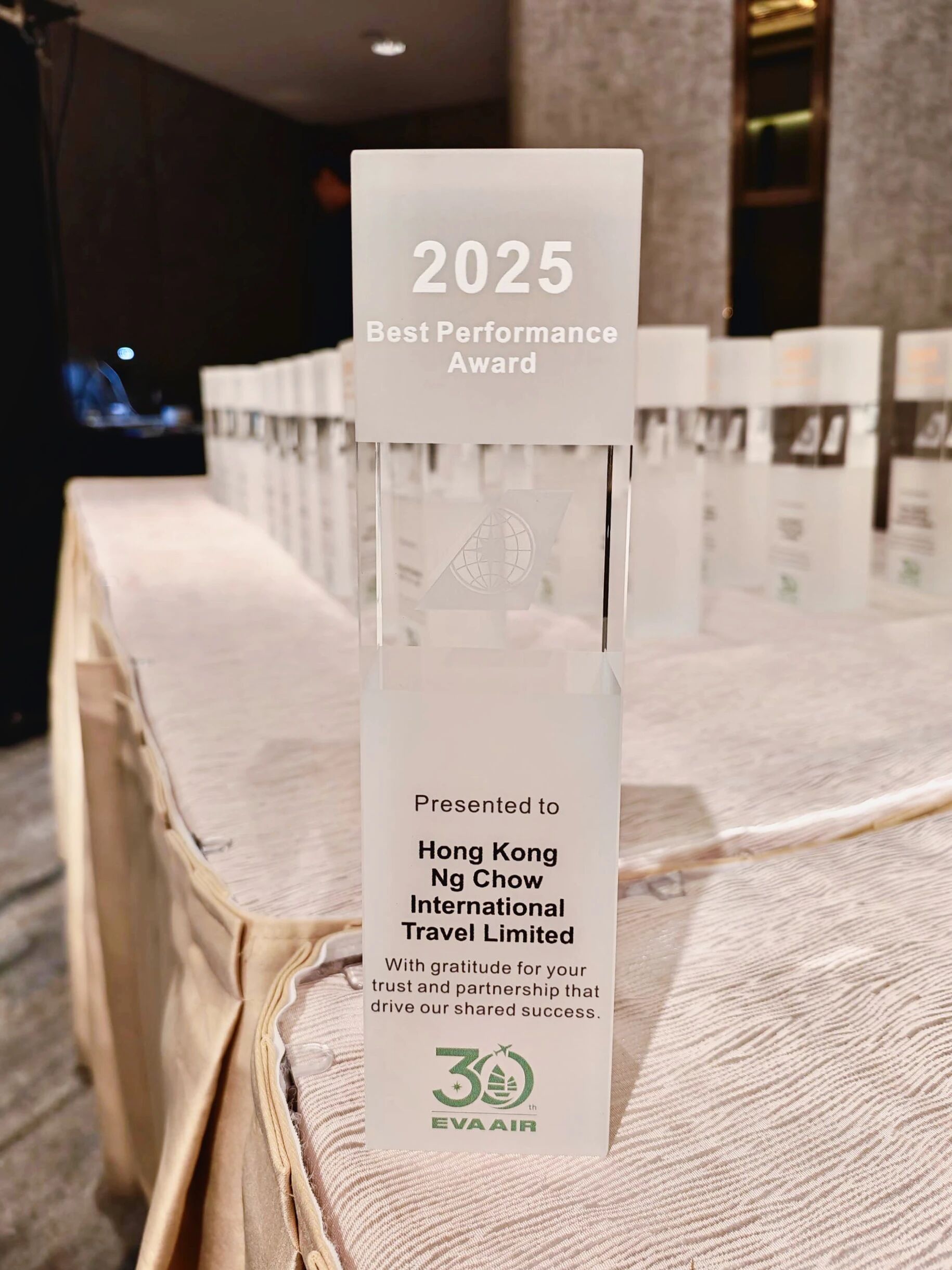 OneWorldTrip | Honored with EVA Air’s 2025 Best Performance Award